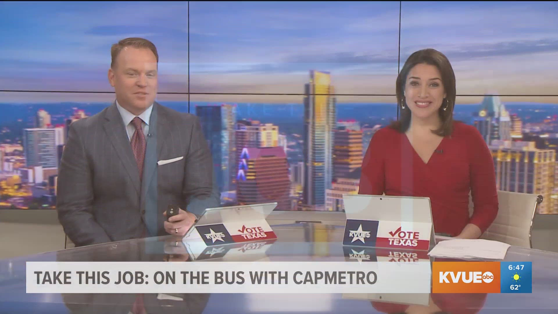 KVUE's Anavid Reyes tries her hand with CAPMETRO to help run the Metro Express transit system.