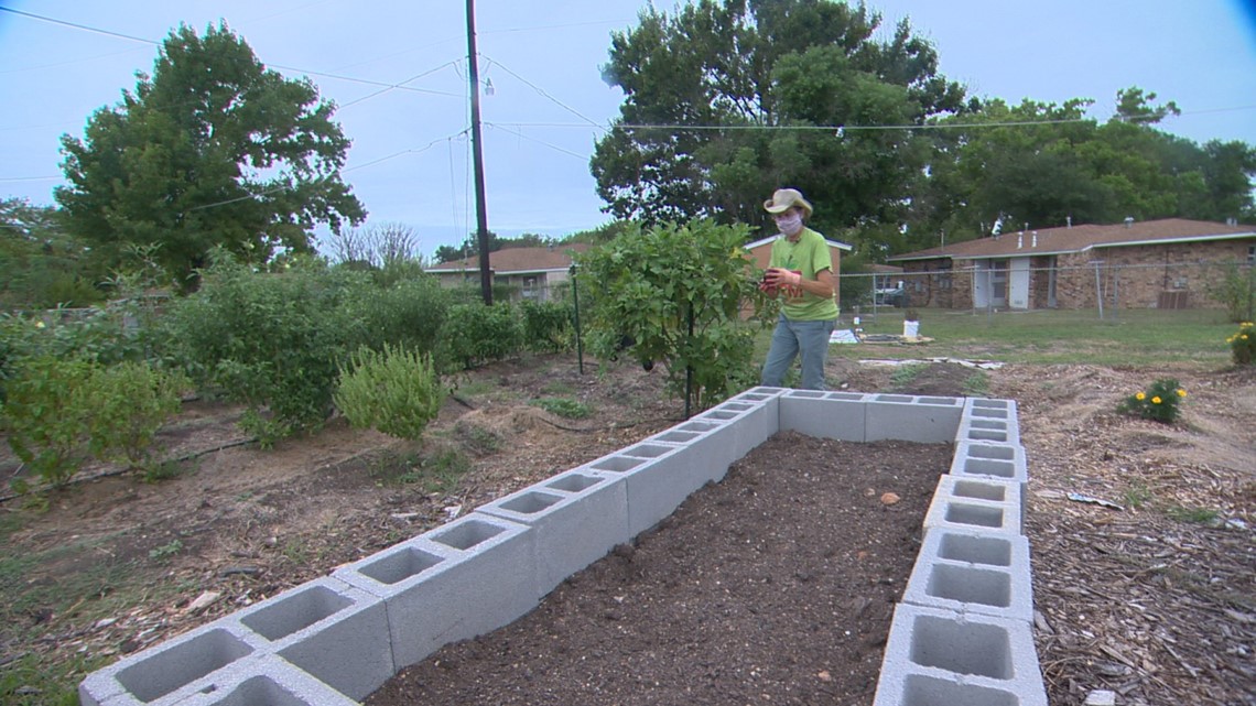 Food Pantry in Lockhart plants garden to help supplement donation supply