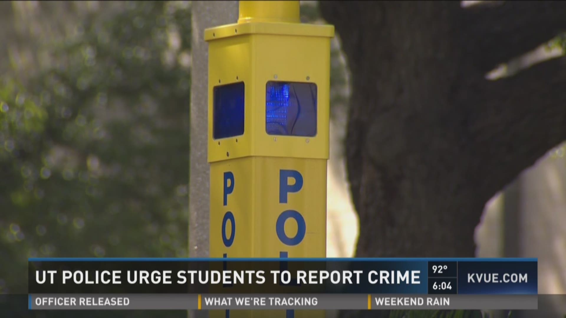 UT police urge students to report crime