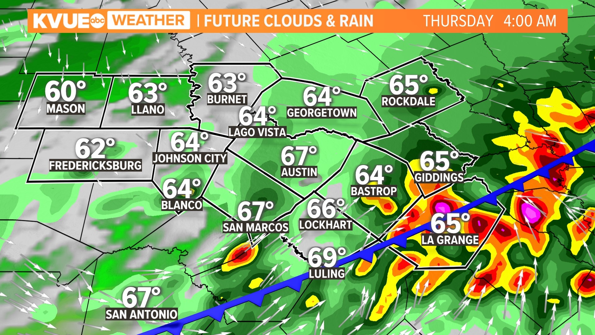 Central Texas strong storms with potential for hail | kvue.com