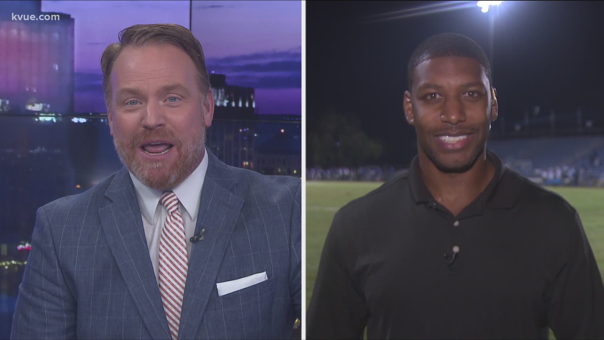Catch the latest scores and highlights from tonight's high school football games with the KVUE Sports team.