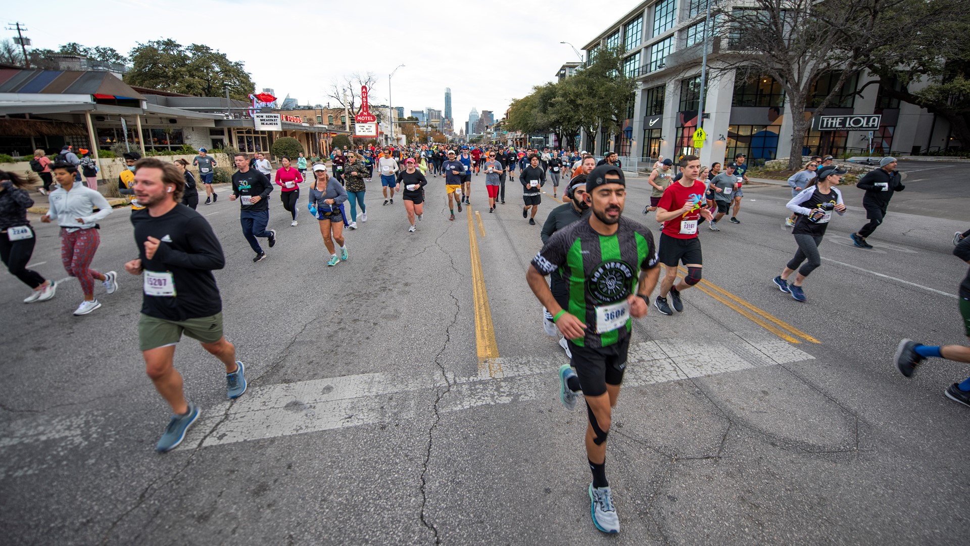 Austin Marathon route and road closures 2022