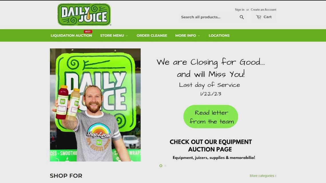 Austin's Daily Juice to close all locations this month