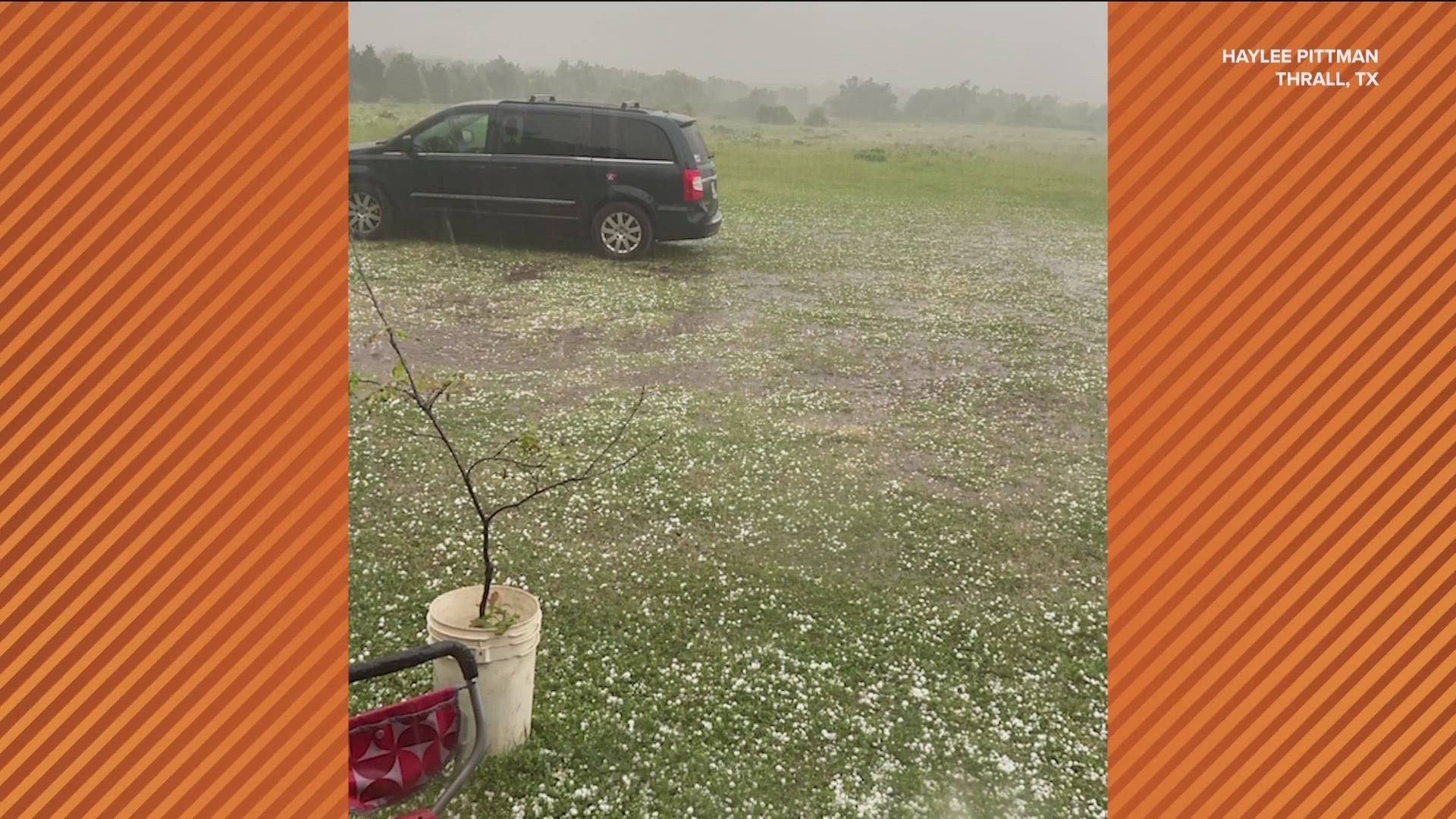 Some viewers sent in pictures and videos of the storms that swept across Central Texas Tuesday morning.