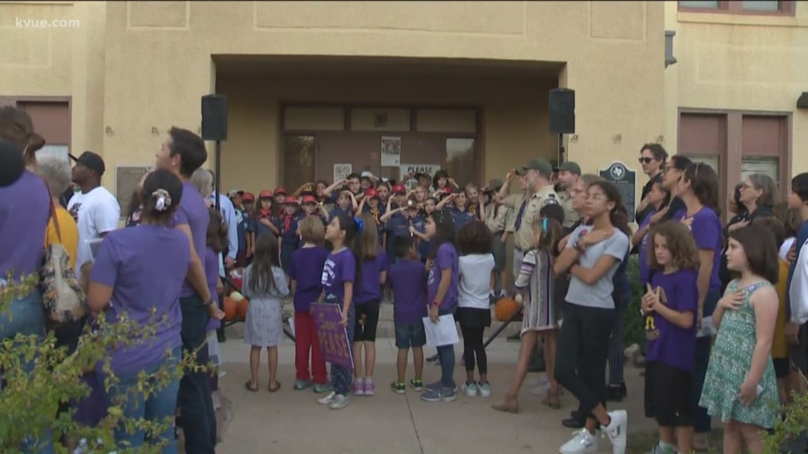 Community rallies to say Pease Elementary