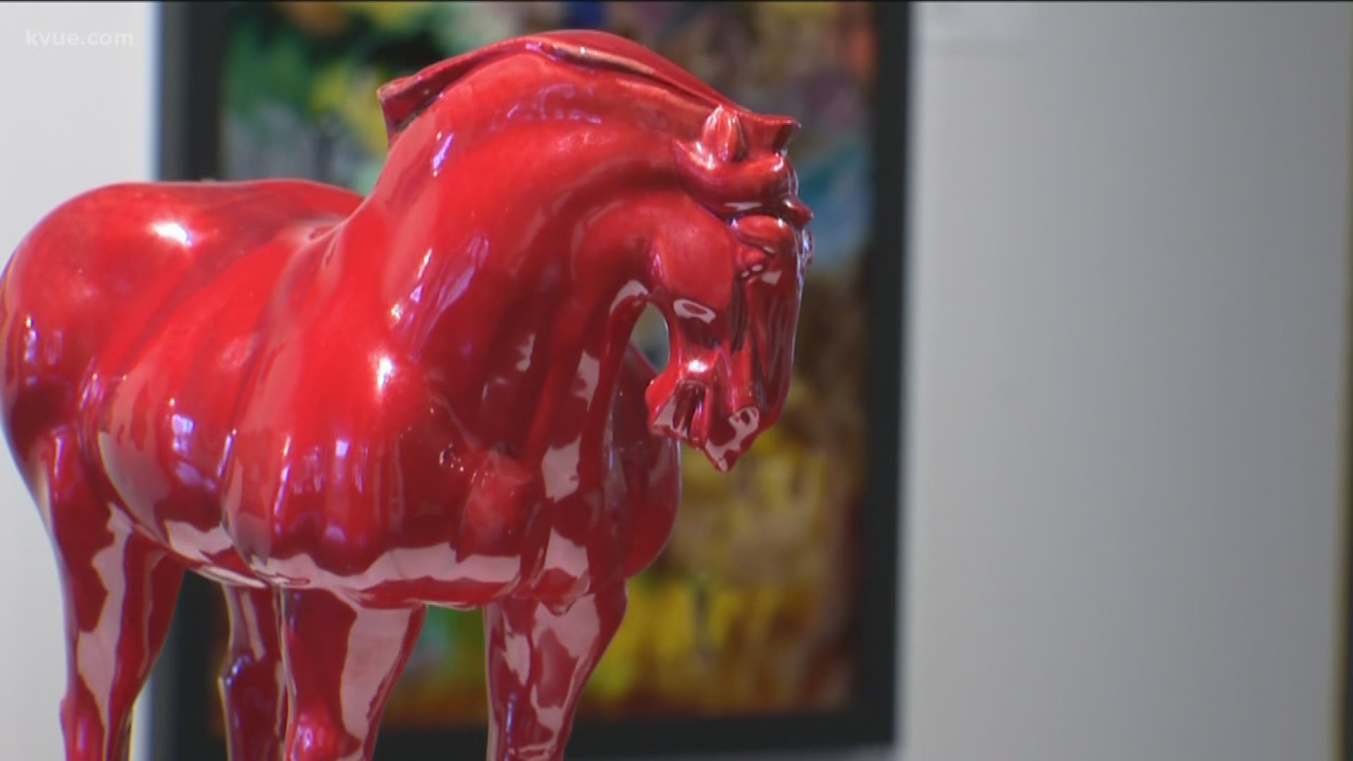 A Chinese artist known as the "ceramic art master" chose Austin to make his debut in America.