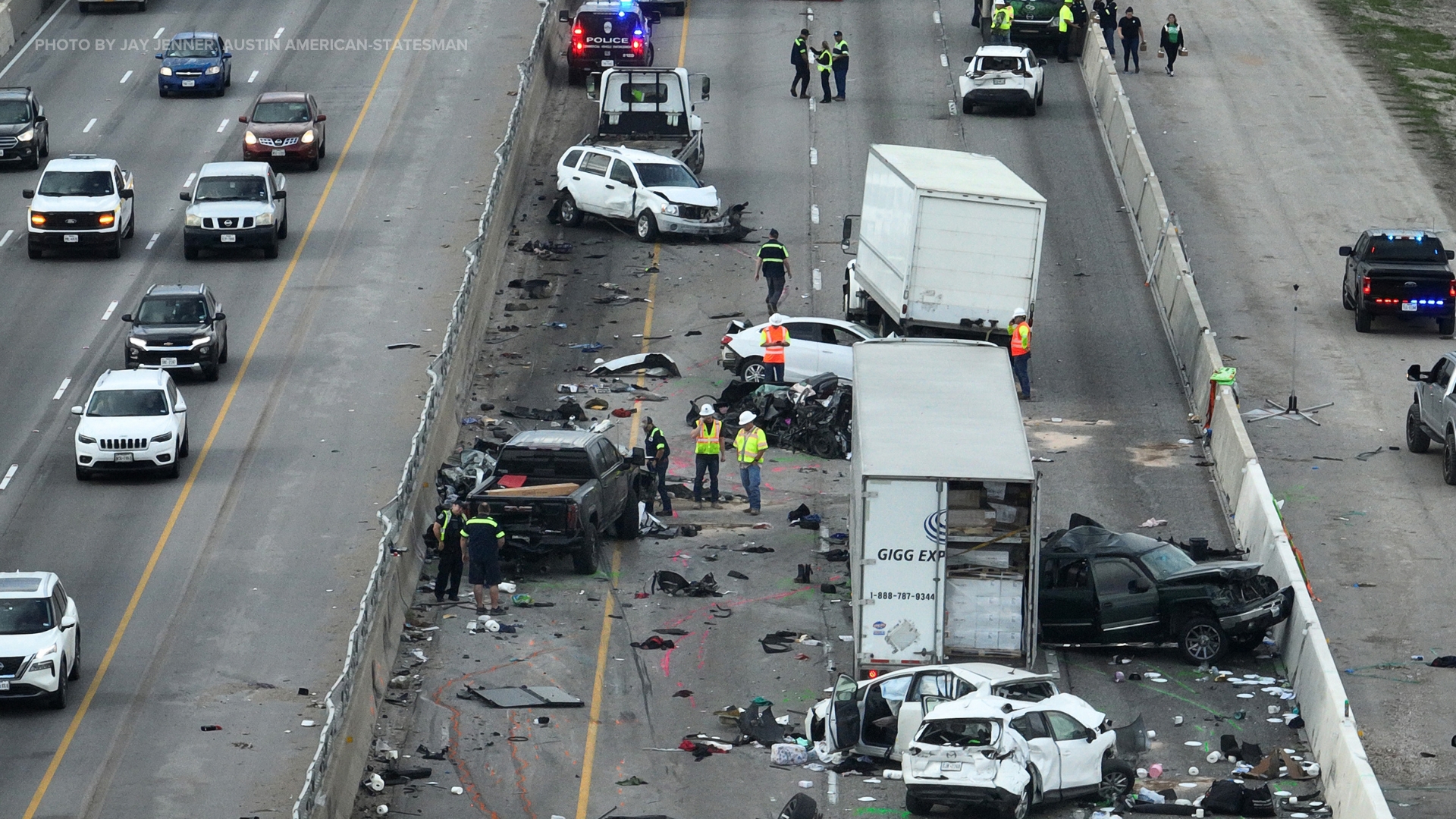An 18-wheeler driver accused of causing a deadly pile-up crash on Intestate 35 in North Austin is now out of jail.