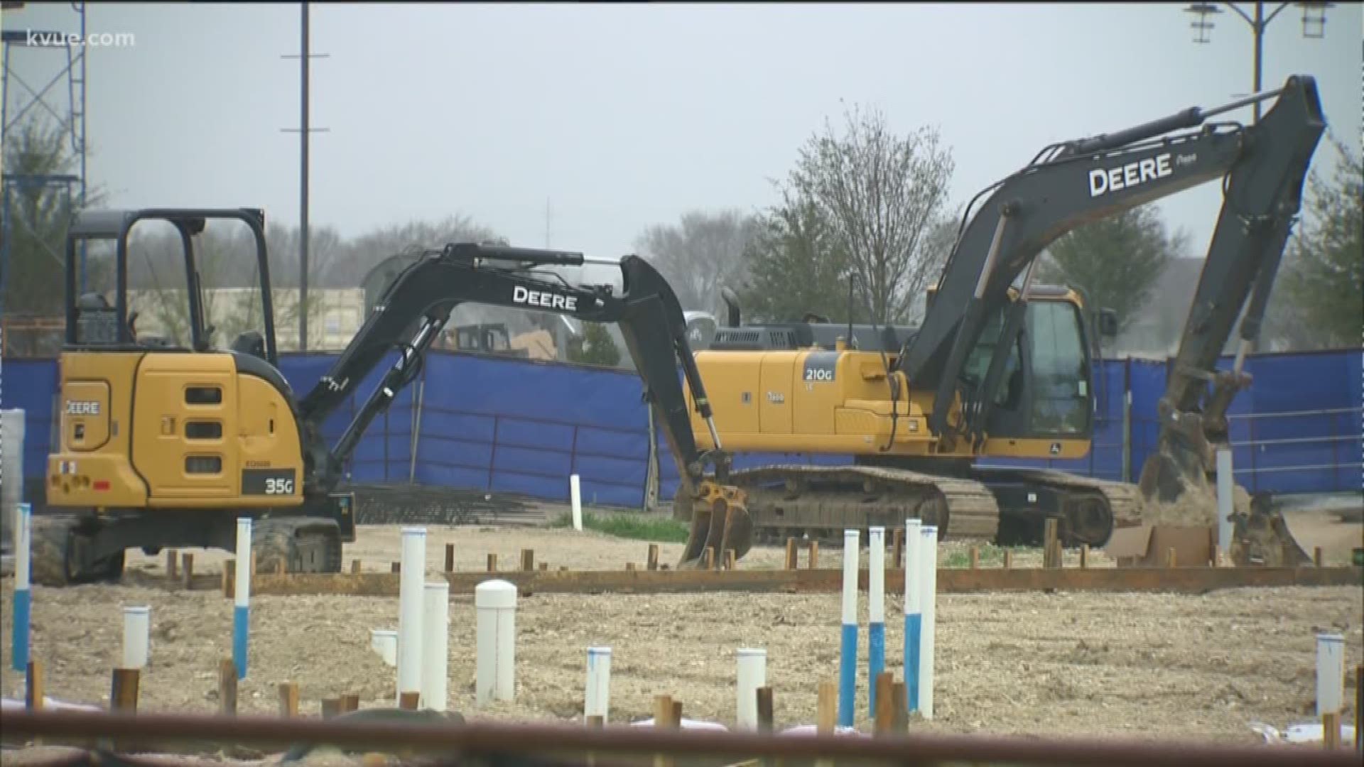 Construction crews have started building a Southside Market & Barbecue in the district on Highway 79.