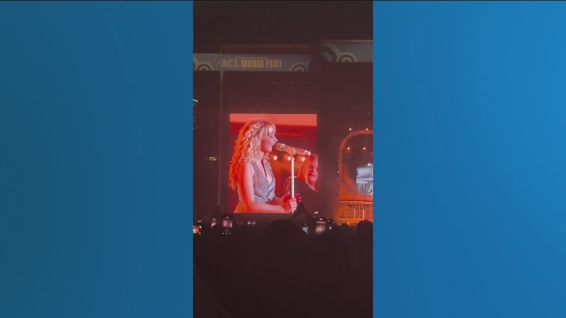 Sabrina Carpenter brings The Chicks on stage during ACL Weekend 2 ...