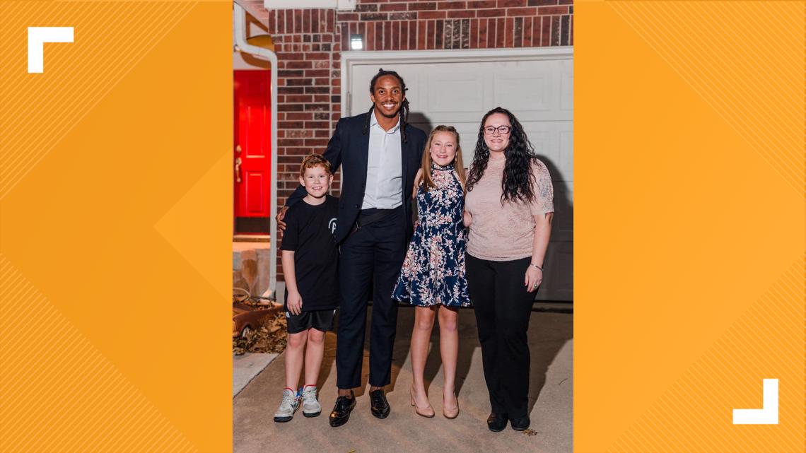 NFL star Anthony Harris takes young fan to daddy-daughter dance