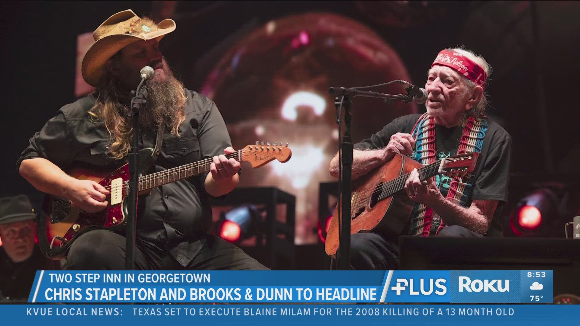 Country performers Chris Stapleton and Brooks & Dunn are set to headline the Two Step Inn festival next year in Georgetown, Texas. 