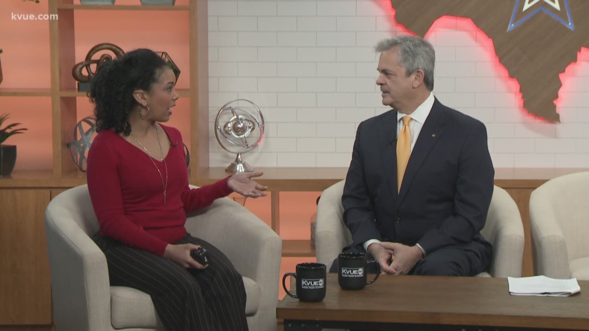 Steve Adler joined KVUE for "Monday with the Mayor" and discussed the petition election and sending queso to the moon, among other things.