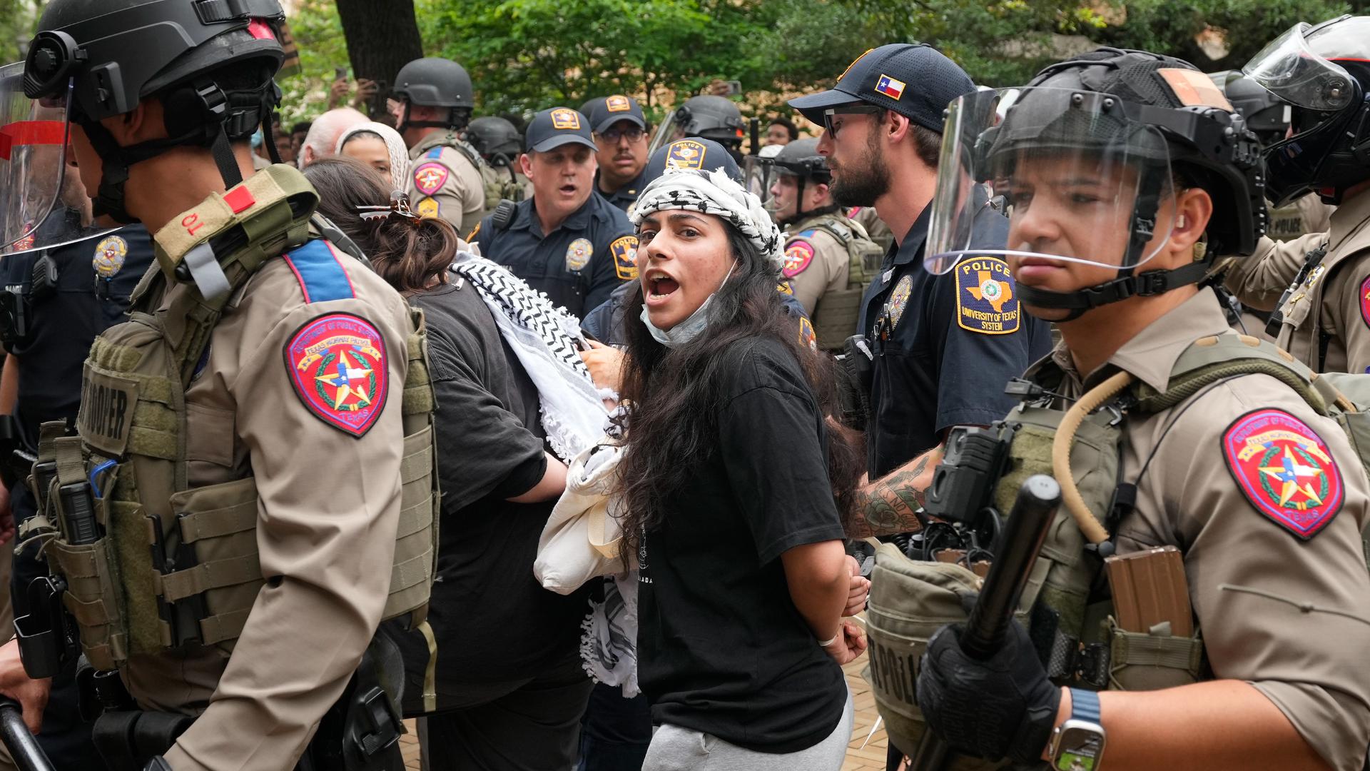 All of the people arrested during the Wednesday protest at the University of Texas at Austin have been released from jail as of Thursday afternoon.