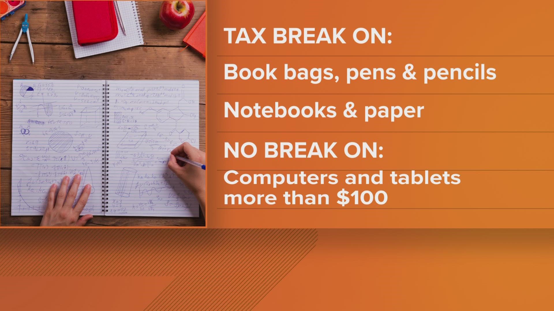 The sales tax holiday for school supplies aims to help Texans save money on what students need for the upcoming school year. KVUE's Natalie Haddad has the details.