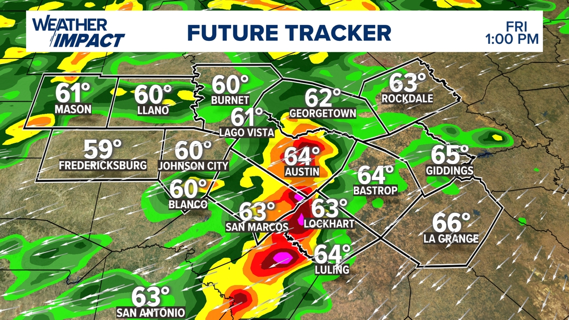 Flood Watch issued for Central Texas; multiple rounds of rain likely ...