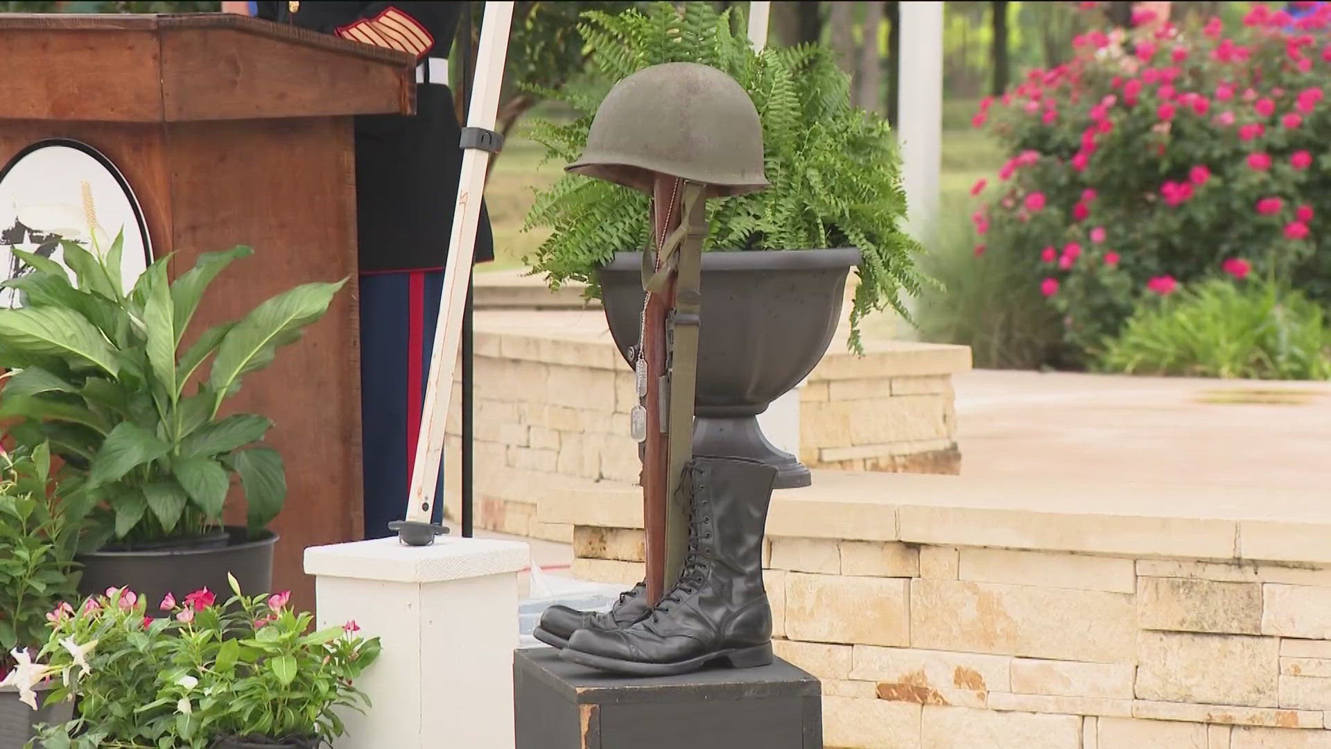Members of the community, military and Gold Star families gathered in Old Settlers Park for performances by local musicians.