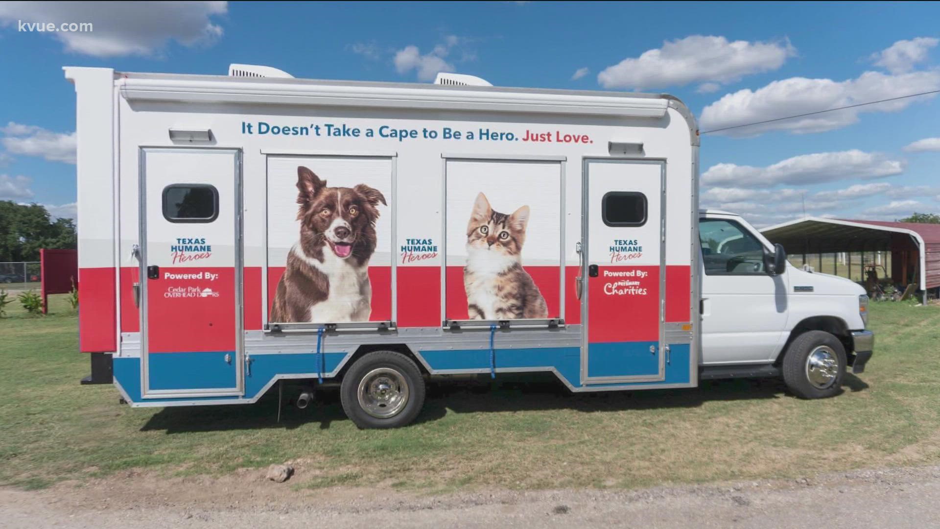 Texas Humane Heroes is rolling out a new way to get more pets adopted around Central Texas.