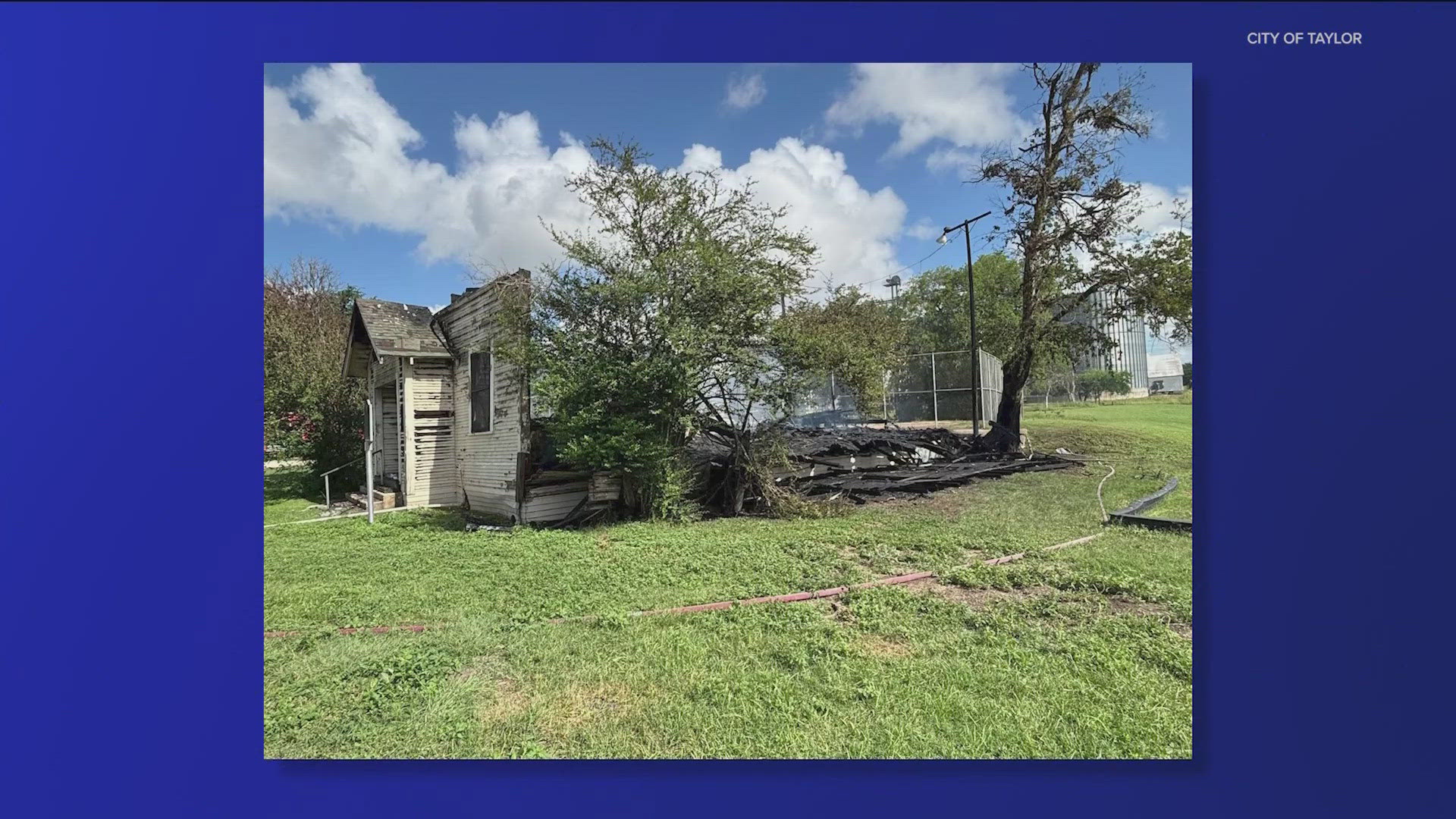 The Dickey-Givens Community Center caught fire early Sunday morning, but the cause is currently unknown. 