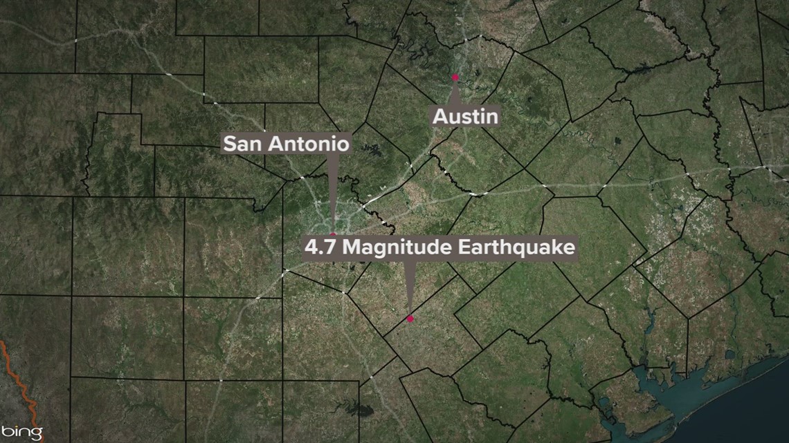 Magnitude 4.7 earthquake in South Texas shakes Austin, Round Rock ...