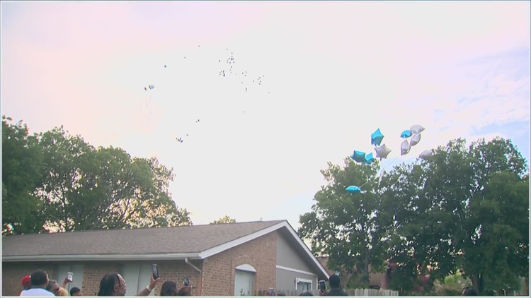 Balloons released for Cedar Park murder victim