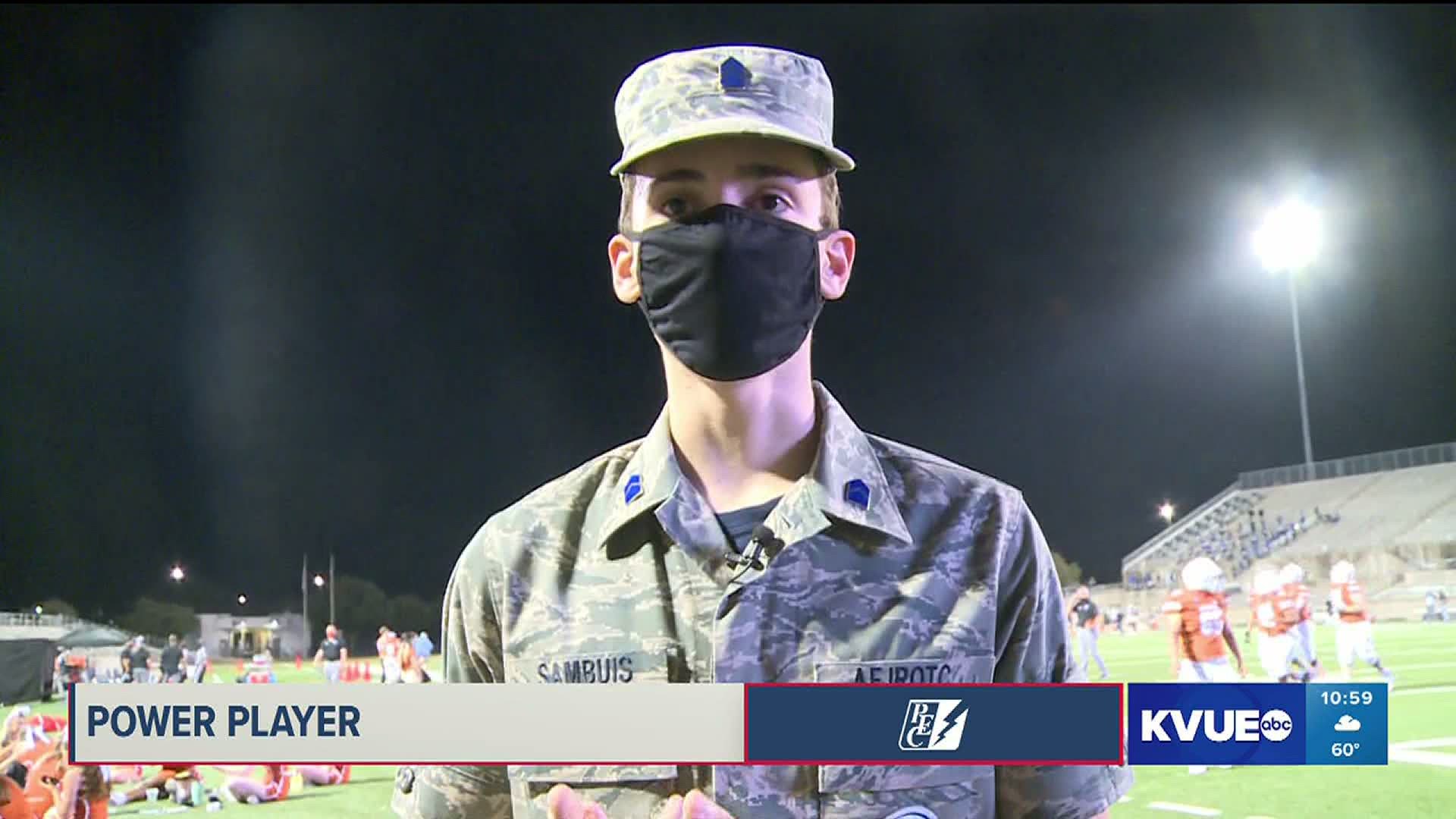 This week's Power Player of the Week is Westwood's Robin Sambus. He is a junior in ROTC.