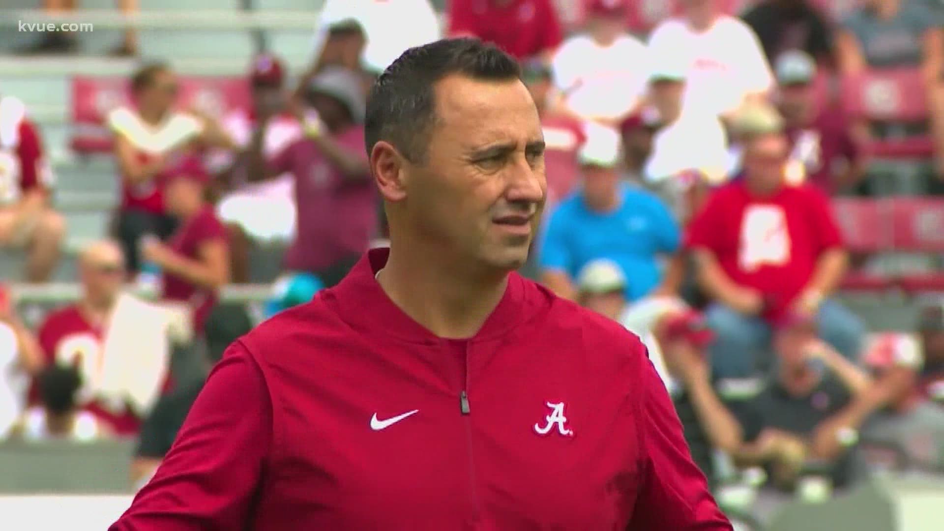 Steve Sarkisian learned a lesson from his predecessor, and ahead of tomorrow's CFP National Championship Game, he's mastered the art of the multi-task.