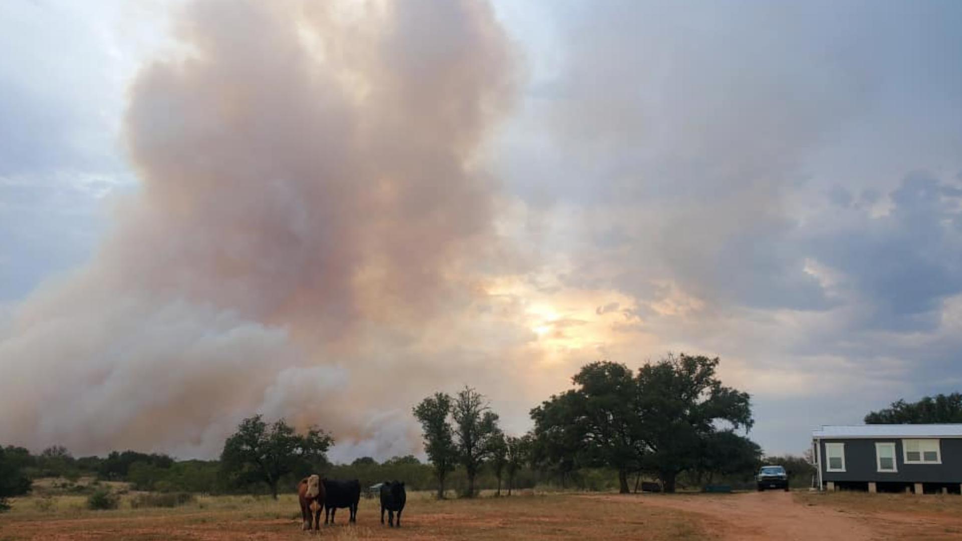 Officials say the fire is the result of multiple smaller fires that were started by lightning.