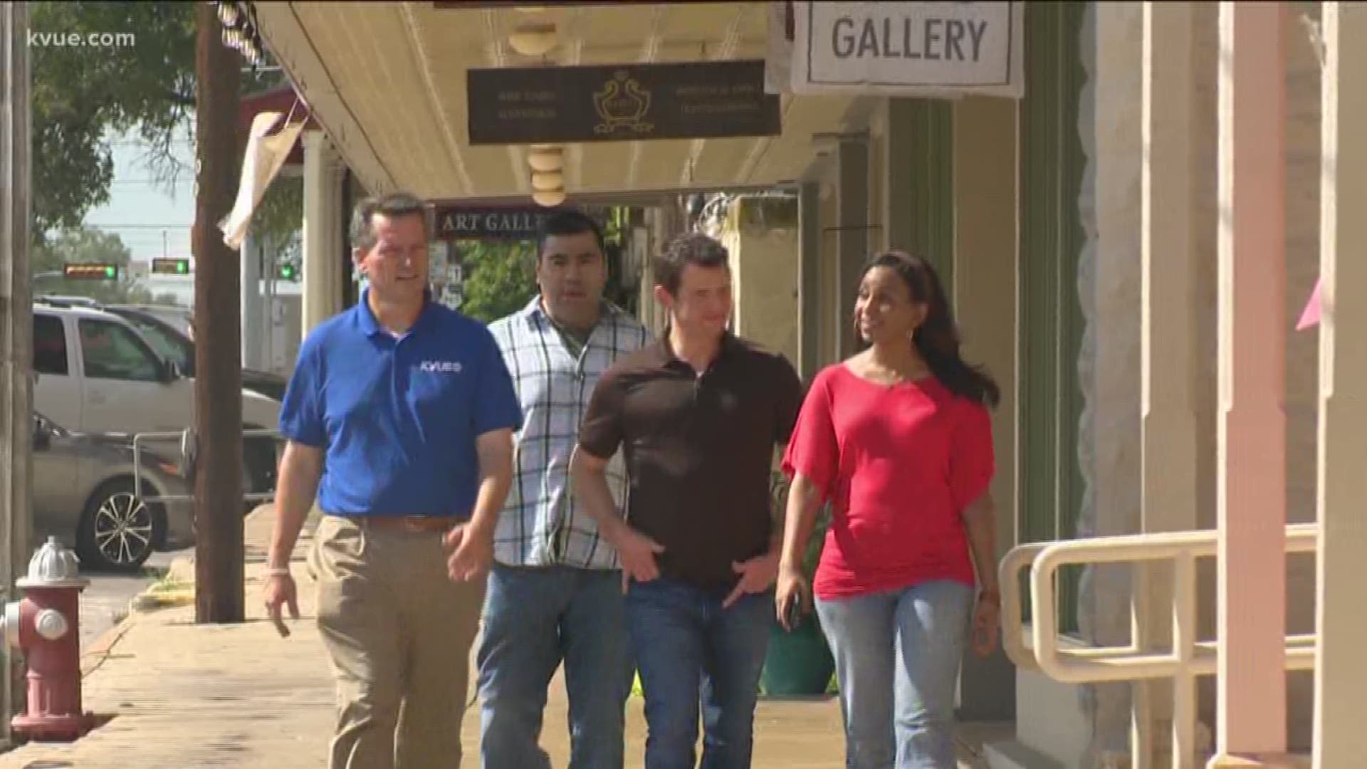 Fredericksburg is about an hour and 40 minute drive from Austin, so KVUE's Quita Culpepper, Mike Rush, Albert Ramon and Mike Barnes decided to say "guten tag" to this Central Texas town and see some of what makes this place so special.