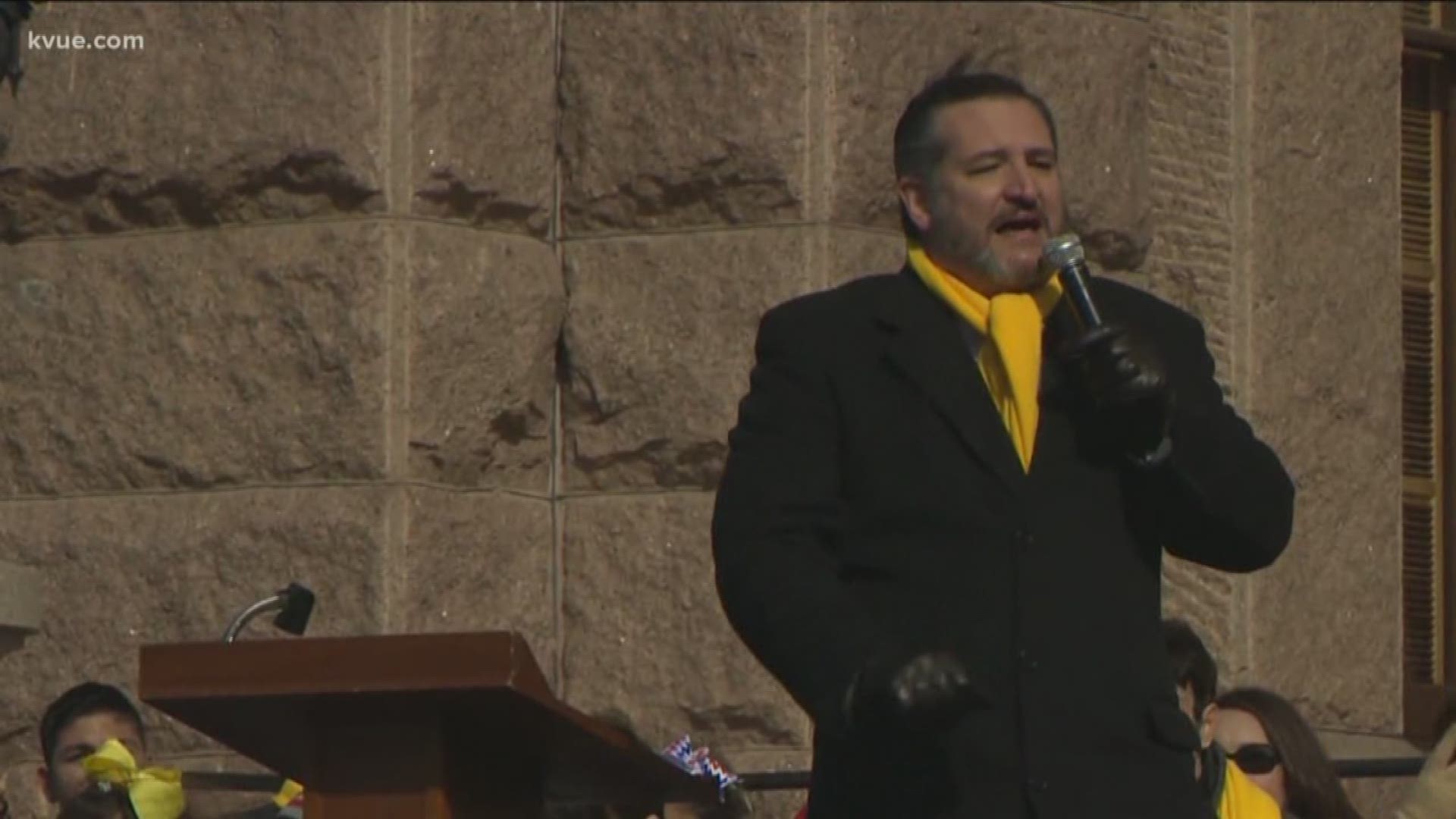 U.S. Senator Ted Cruz was in Austin on Wednesday to drum up support for school choice.