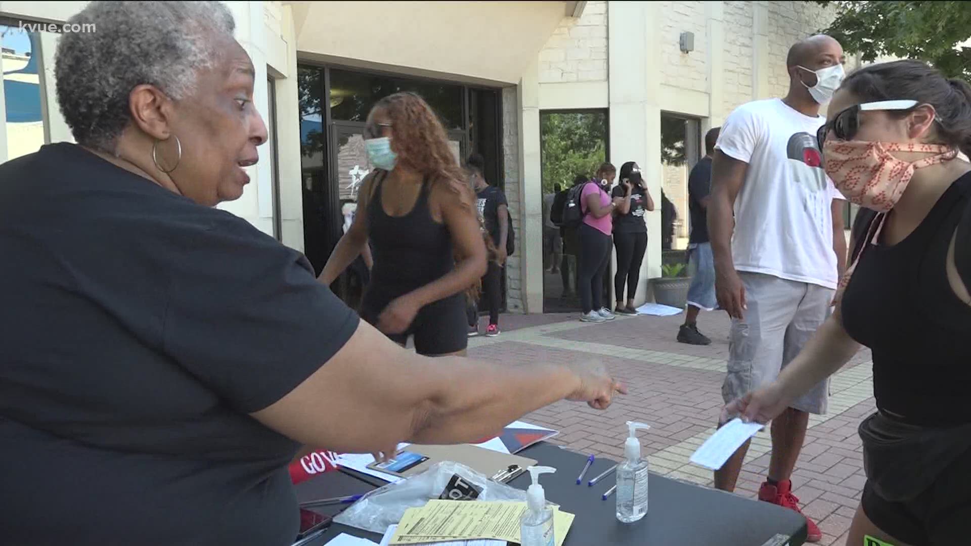 On Saturday, protesters in Round Rock peacefully marched to city hall, demanding equality for the black community.