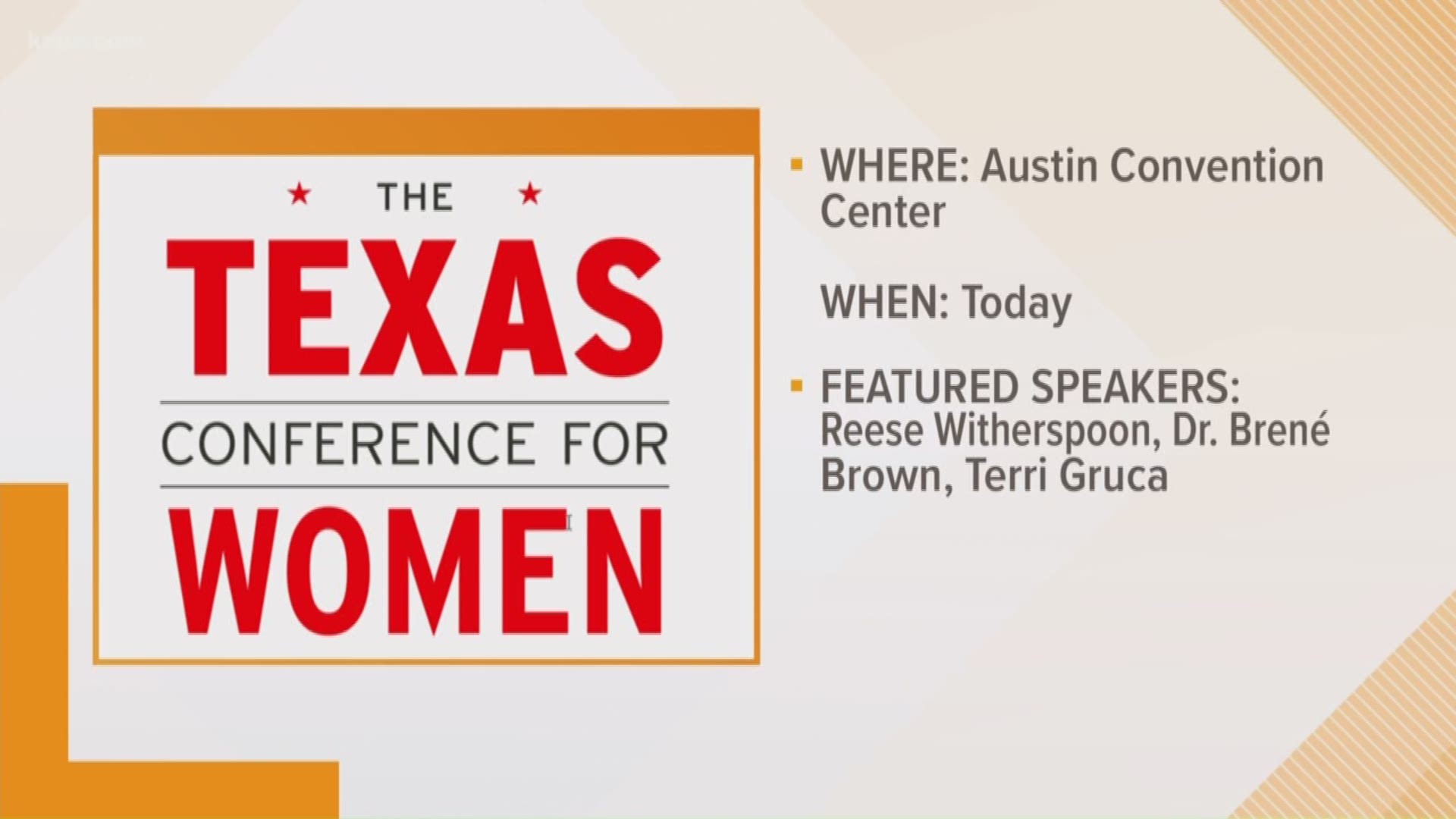 More than 7,000 women are gathering in Austin Friday for the 19th annual Texas conference for women.