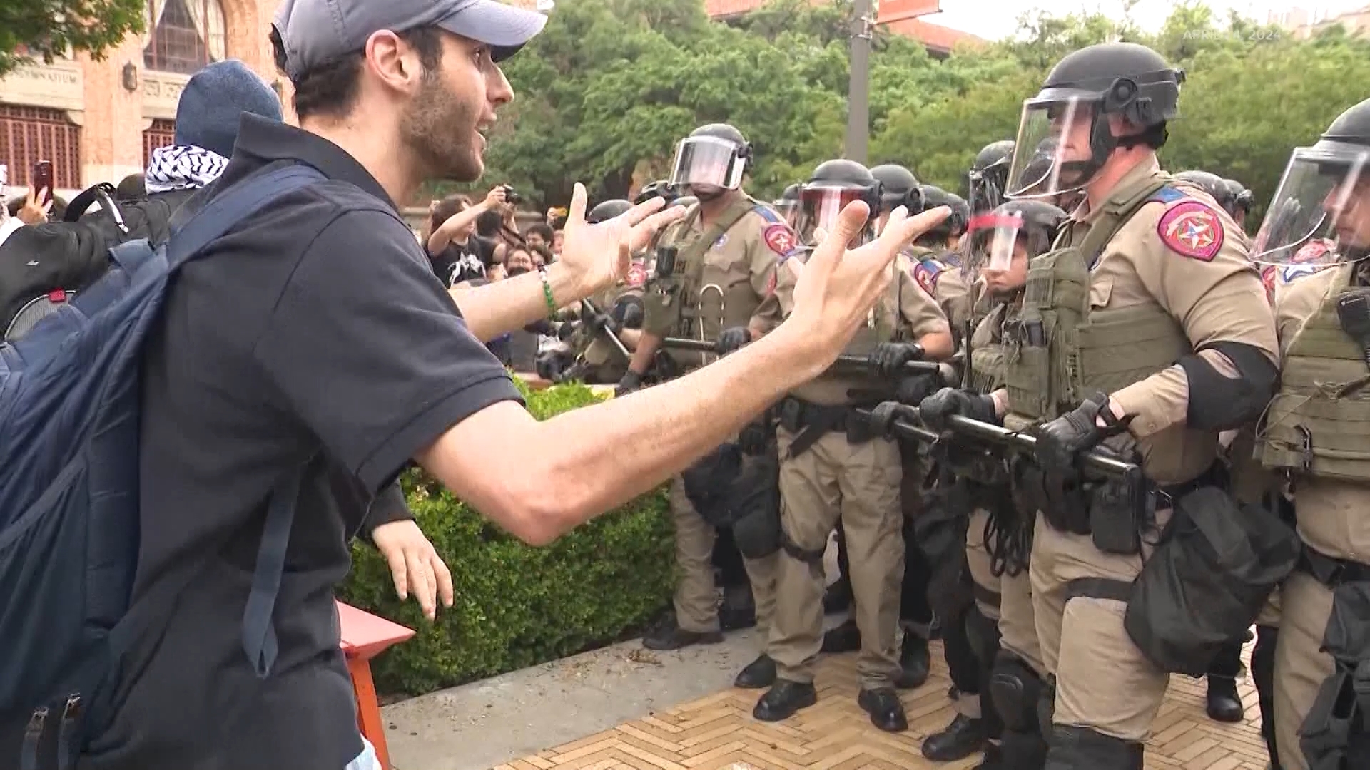 1 year since protests at UT Austin led to clashes between demonstrators