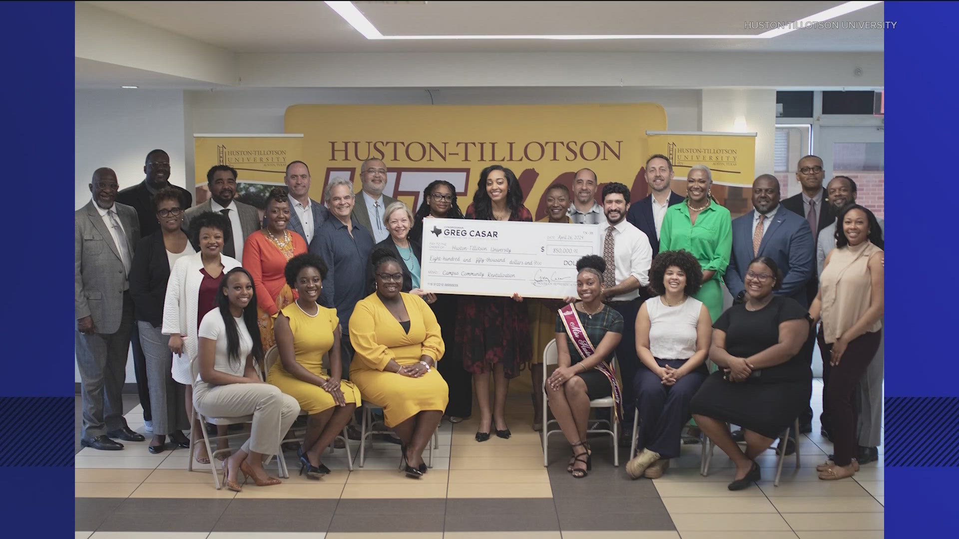 Huston-Tillotson University received funding from the federal government to update its campus.