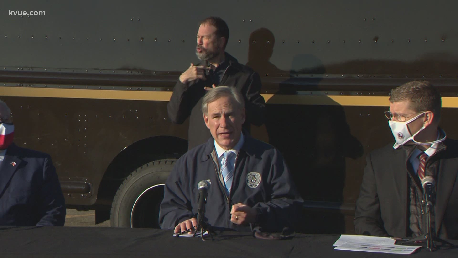 The governor explained that Texas will be getting a weekly allocation of the vaccine every week. UPS will be standing by to make that initial delivery.