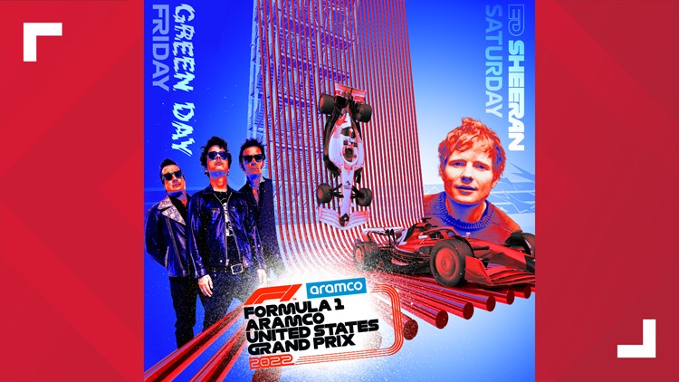 COTA announces Green Day, Ed Sheeran as F1 Aramco U.S. Grand Prix headliners