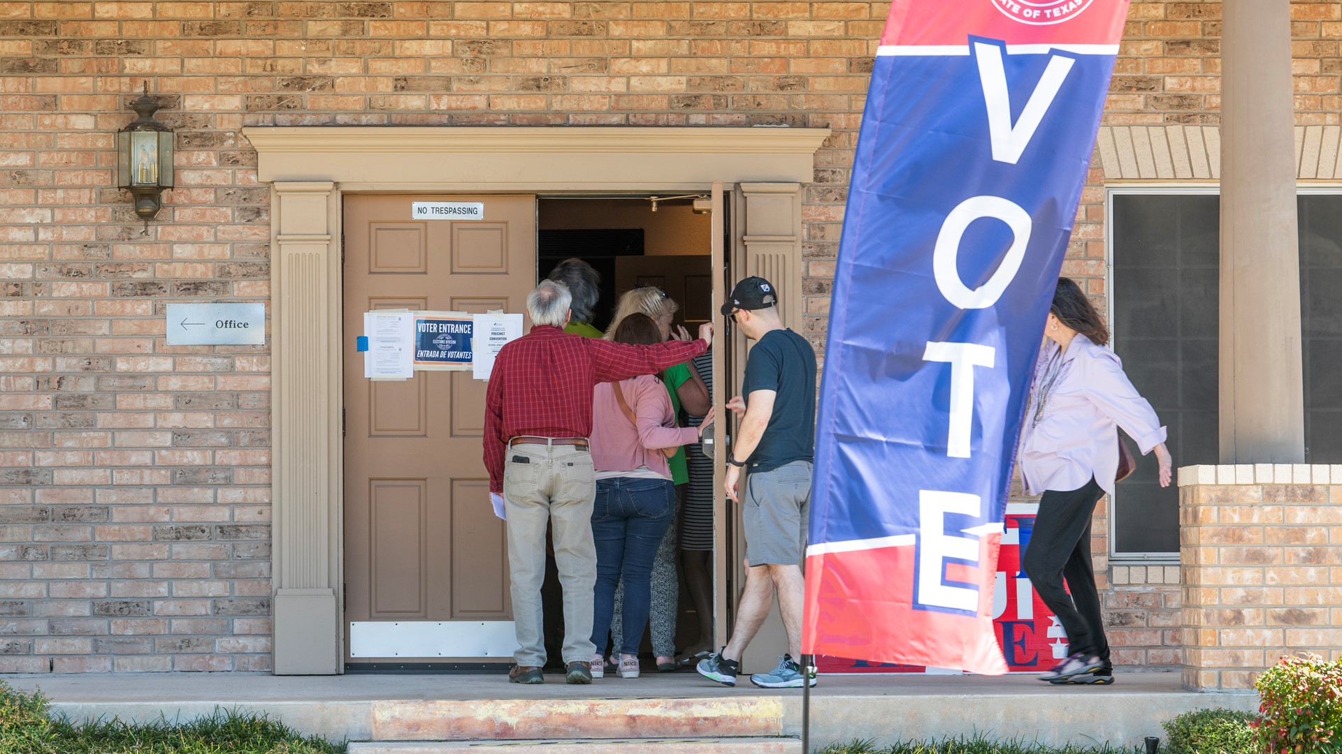 Texans are voting on a number of city, county and school elections.