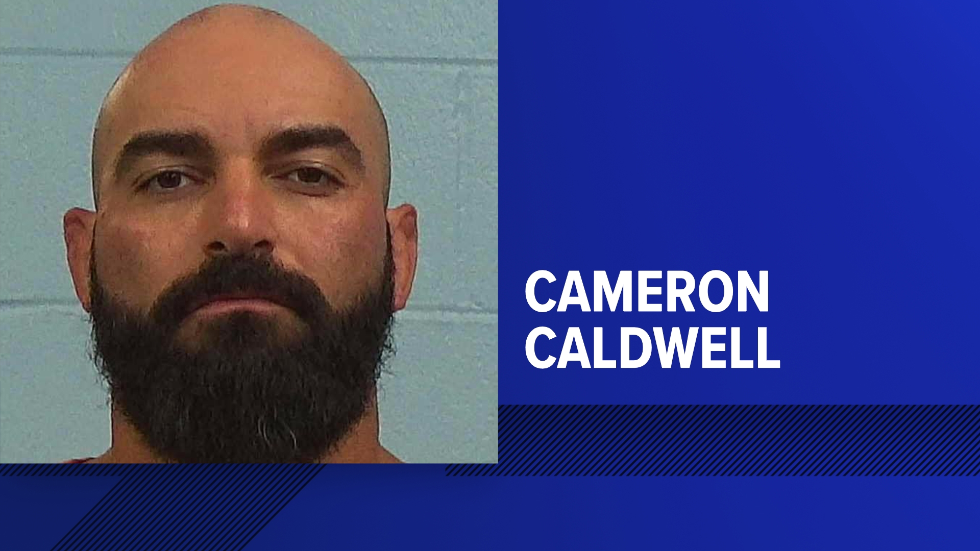 Officer Cameron Caldwell turned himself into the Williamson County Jail Friday morning.