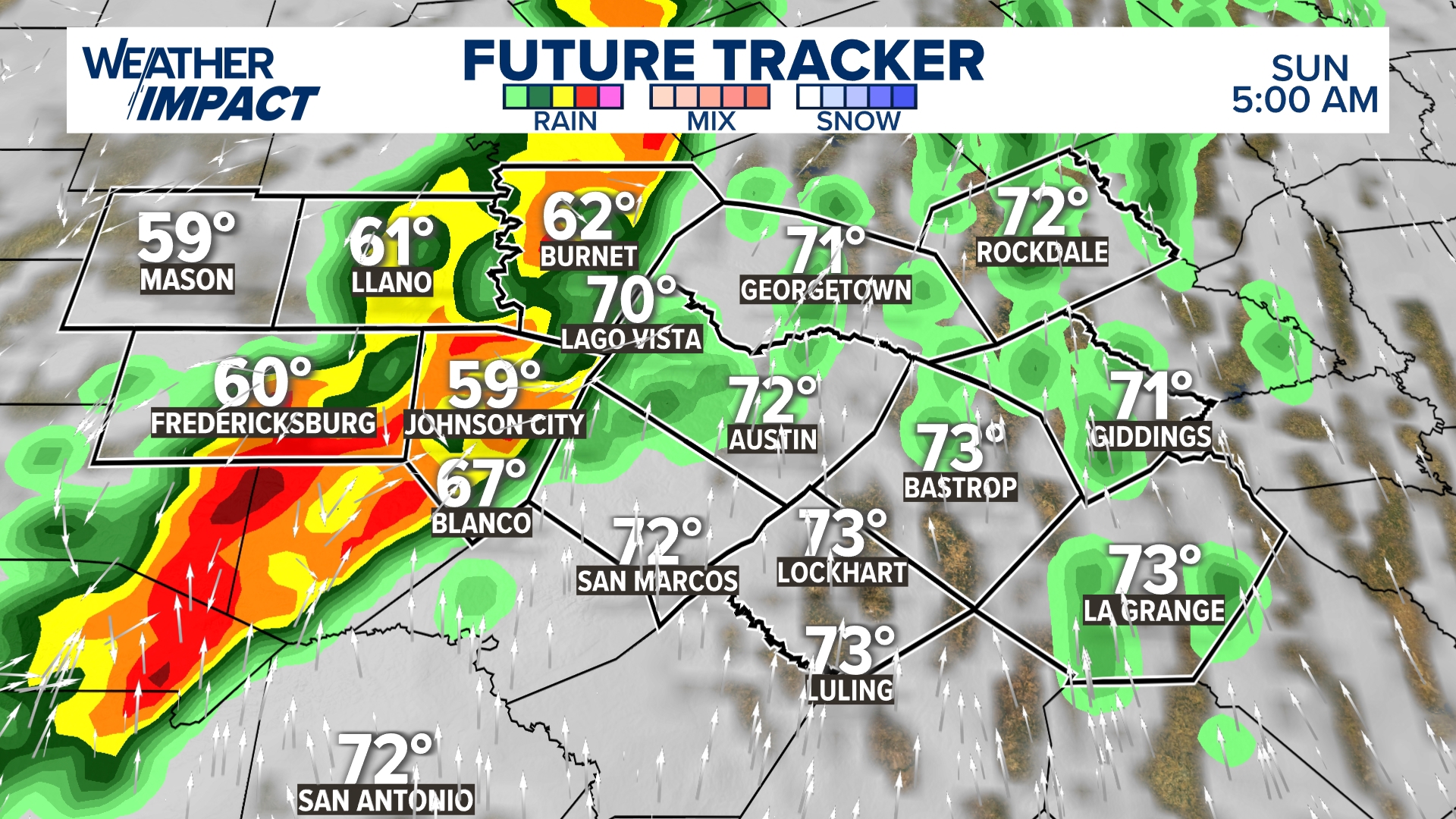 Austin-area weather: Central Texas faces storm risk over Easter weekend ...