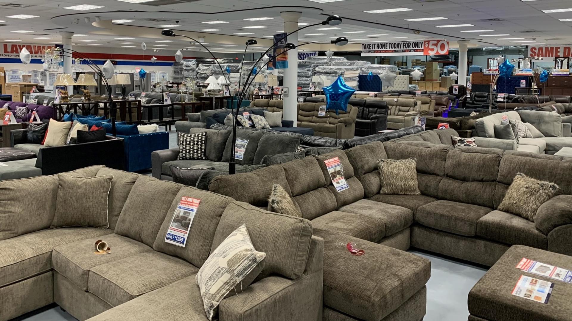 Furniture chain American Freight is closing all of its stores nationwide.