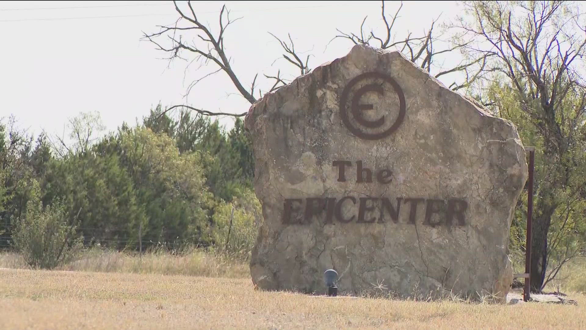 A man is under arrest after investigators say he falsely claimed that two armed men threatened the Church at the Epicenter in Burnet.