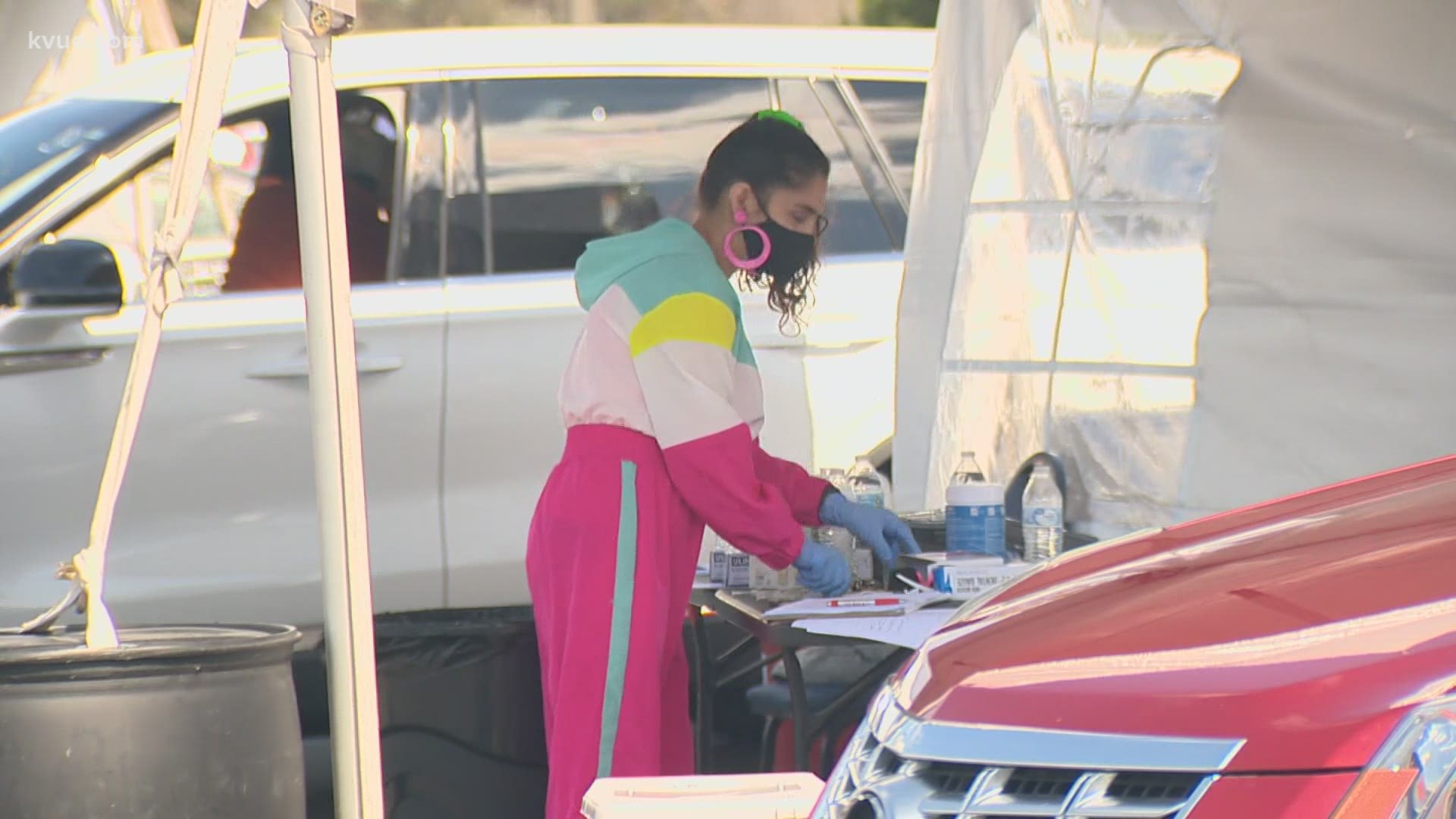 A 24-hour COVID-19 'vax-a-thon' in Williamson County added an element of '80s-themed fun. The drive-thru event is appointment only.