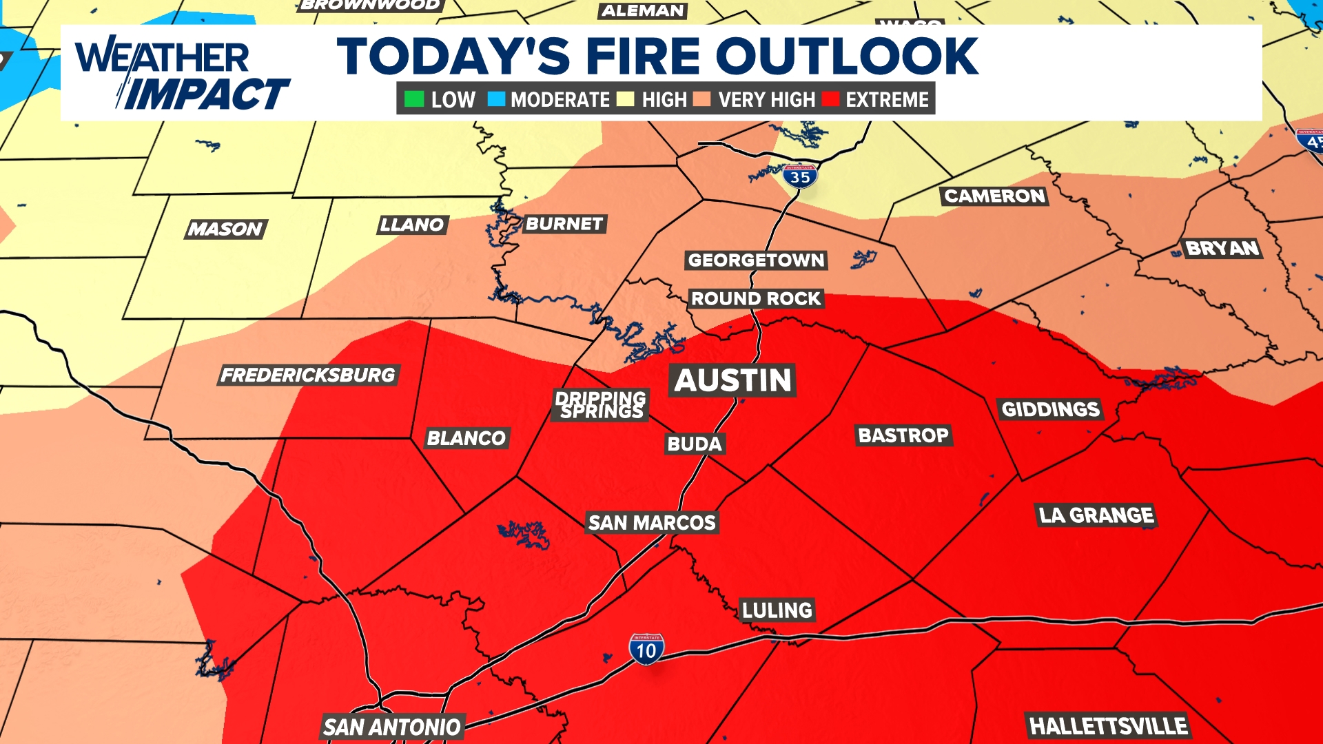 Strong cold front brings fire danger and coldest morning so far this ...