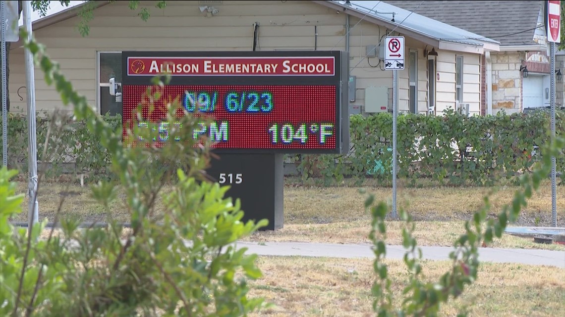 对于我们来说，有些奥斯汀独立学区学校的学生没有空调