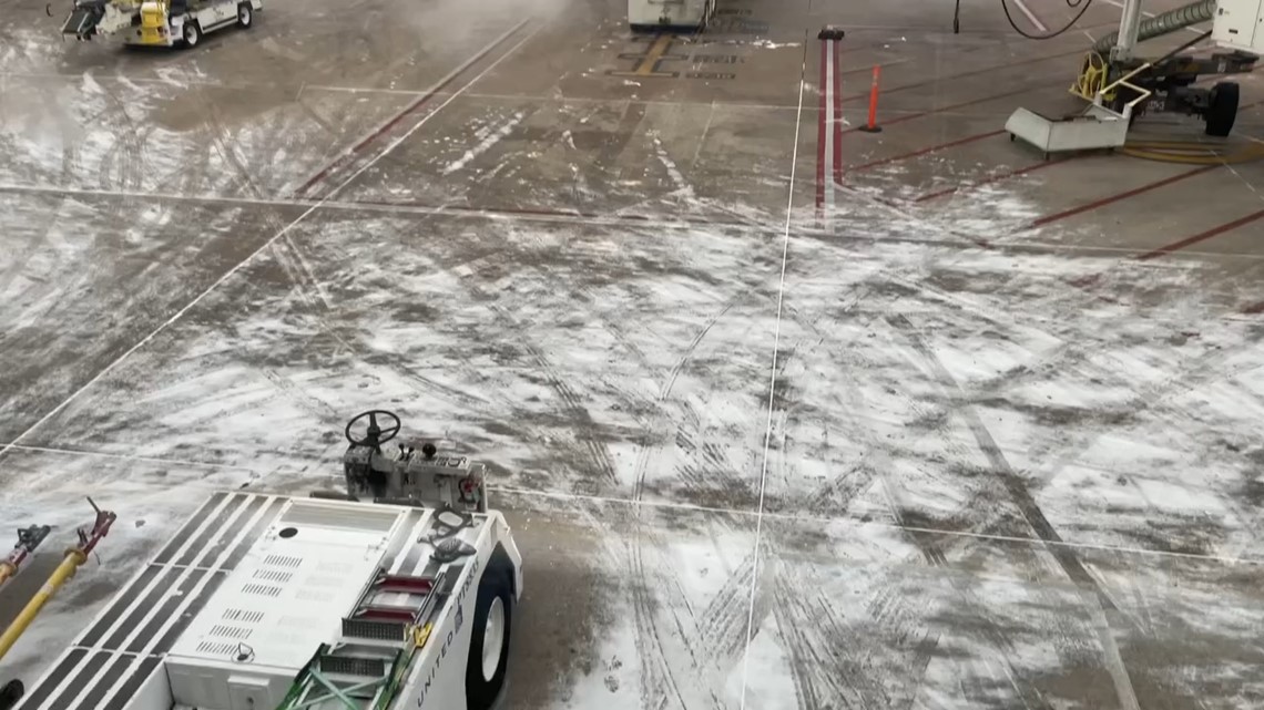 奥斯汀机场的雪可能是经过工业增强的