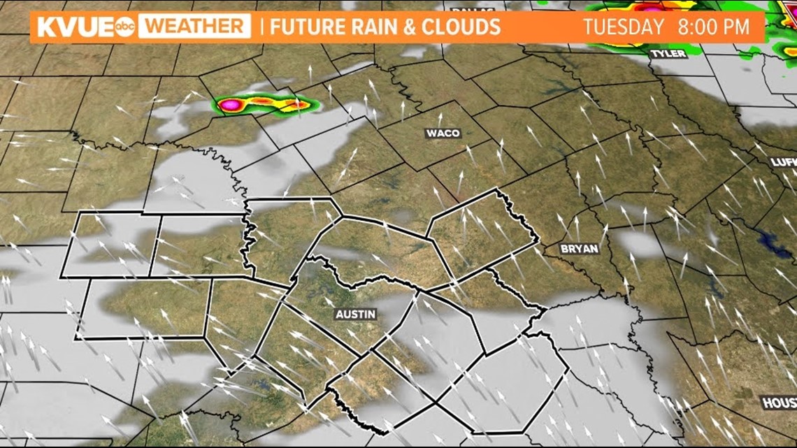 Central Texas could be clipped by strong storms Tuesday | kvue.com