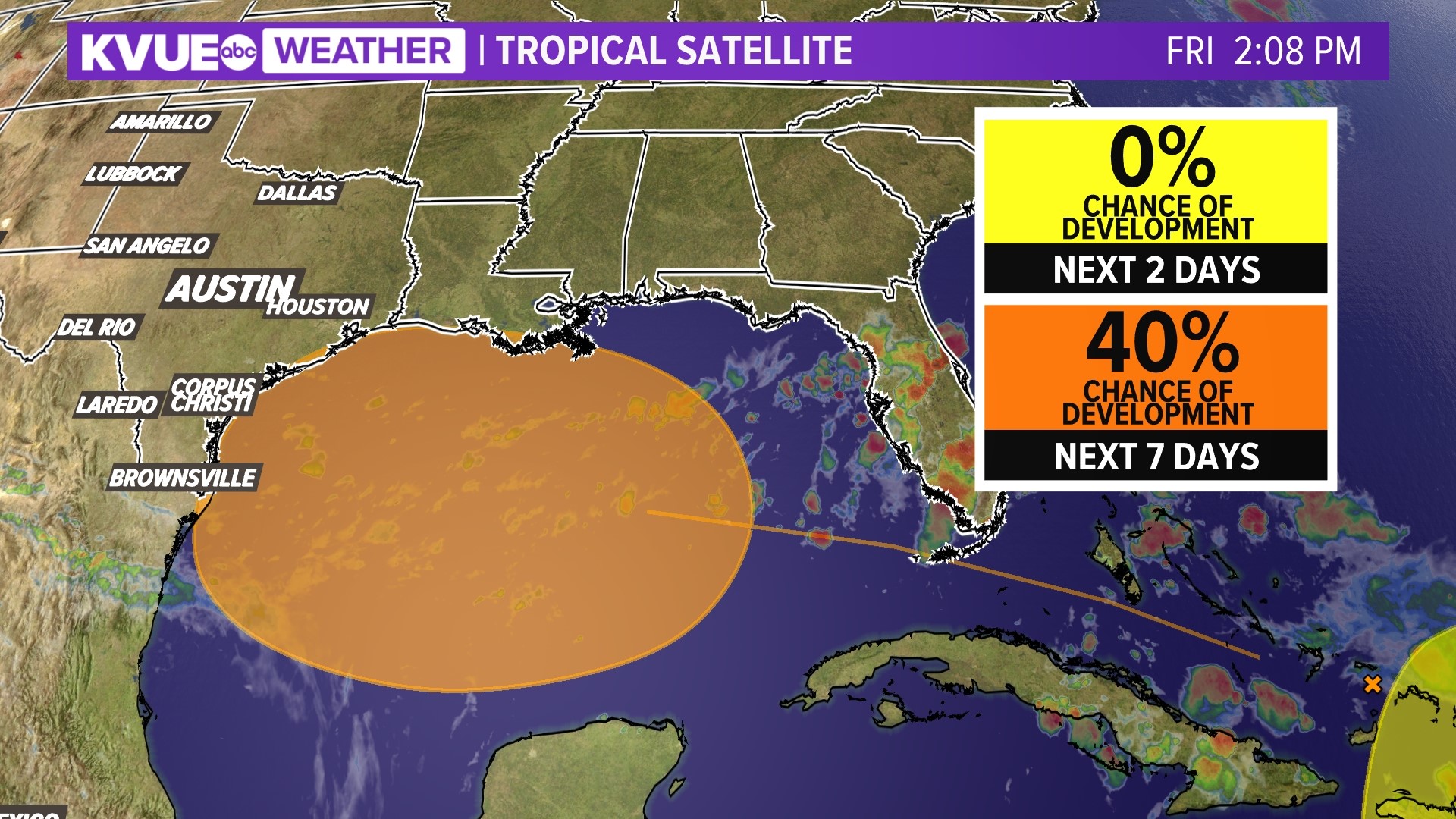 Tropical development possible in the Gulf early next week | kvue.com