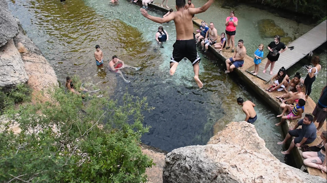 Low water levels forced Jacob's Well to close to swimmers. Now Blue Hole is  closed, too.