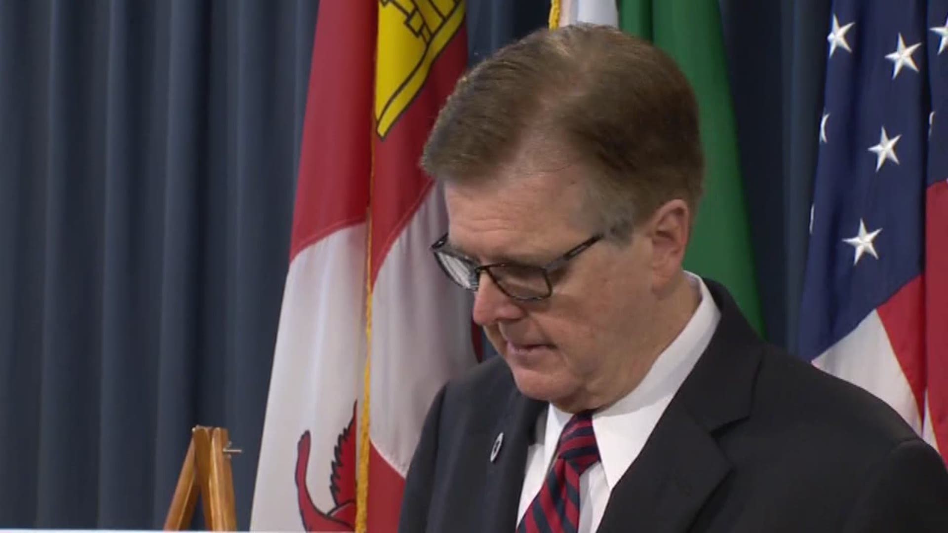 Today Lieutenant Governor Dan Patrick laid out what he wants done in the Special Session.