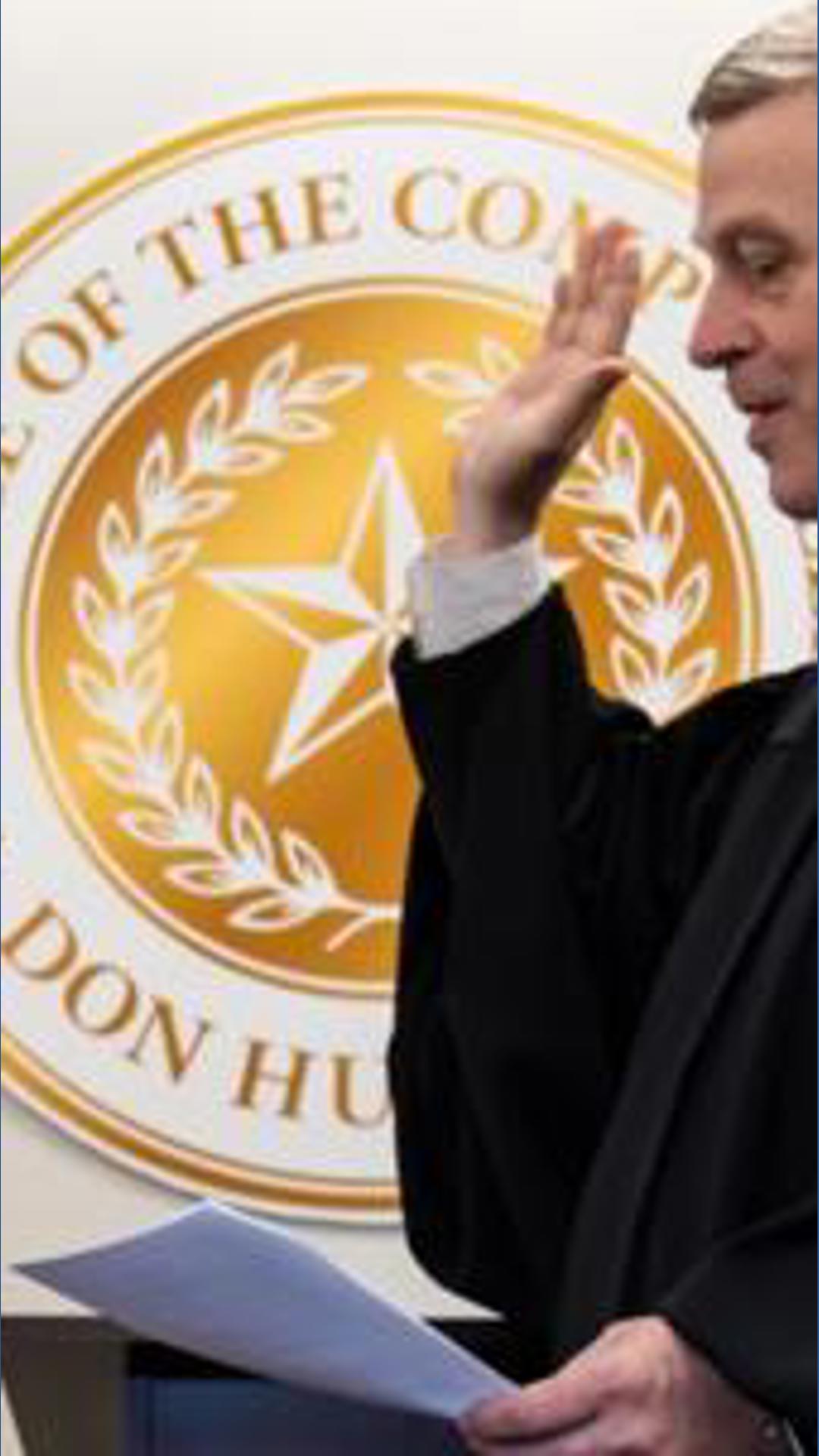 224503 Don Huffines sworn in as Texas comptroller ahead of November elections ...