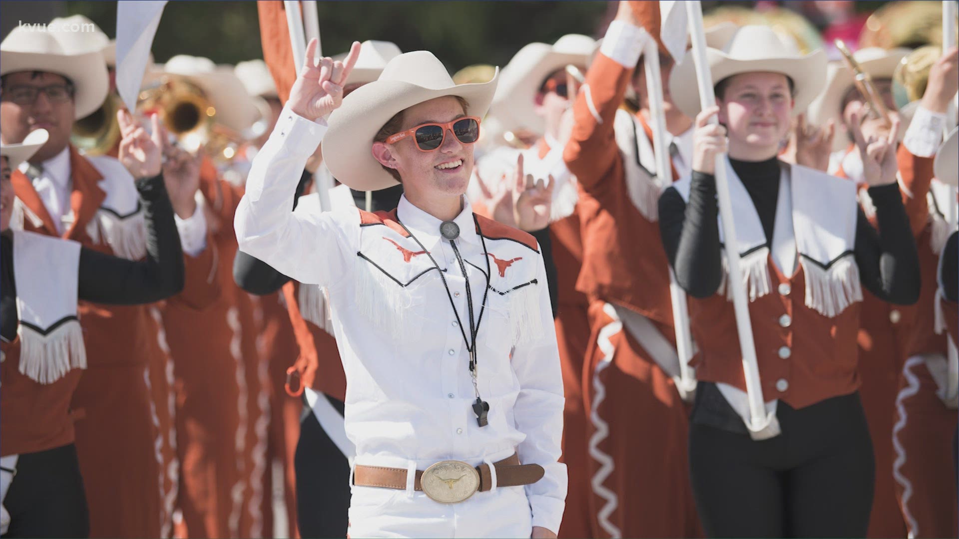 The Longhorn Band won't be in the stands for the final two home games of this football season.